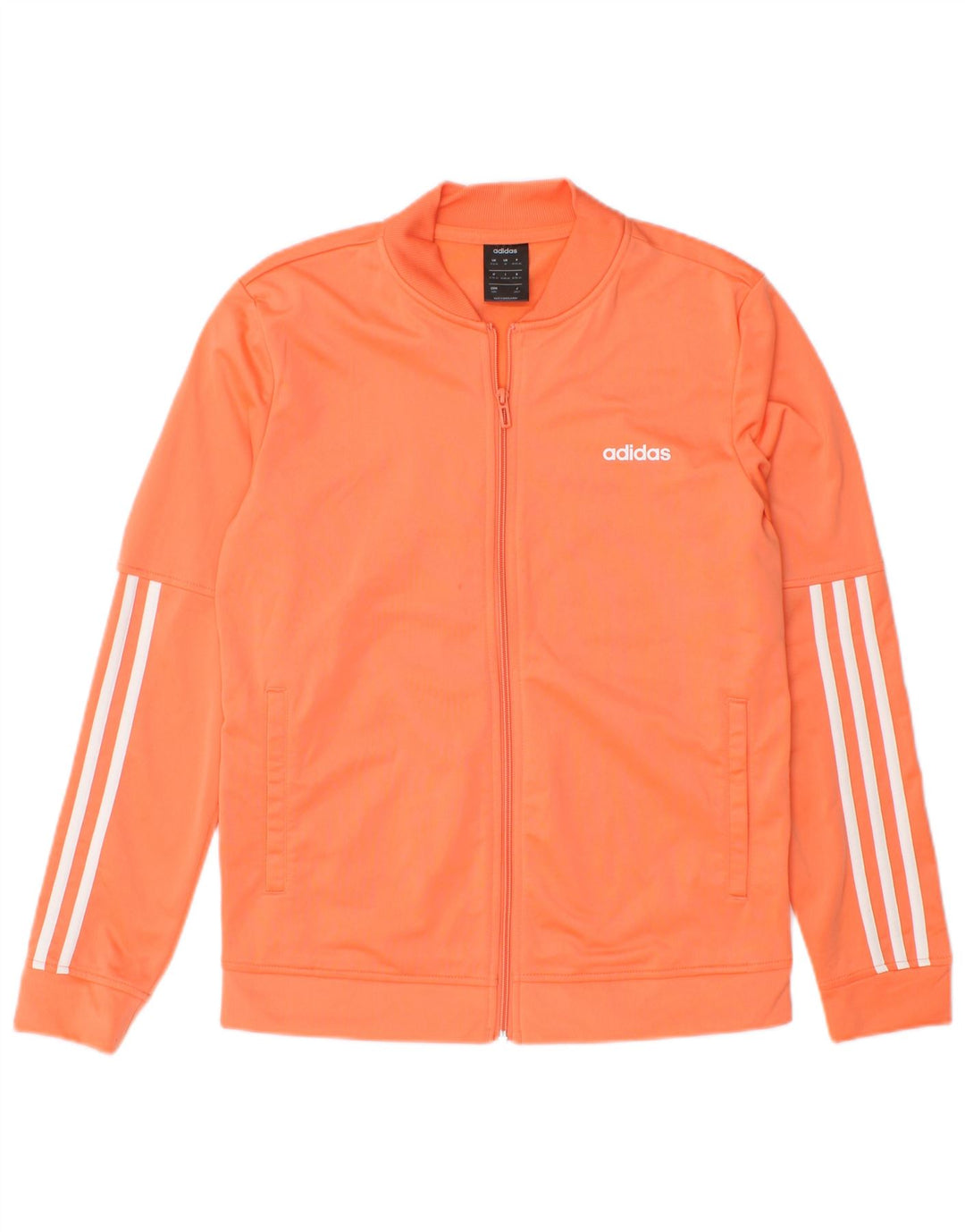 ADIDAS fuld træningsdragt til kvinder UK 12/14 Medium Orange Polyester