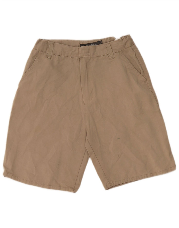 EDDIE BAUER Chino-shorts til drenge 15-16 år W26 beige bomuld