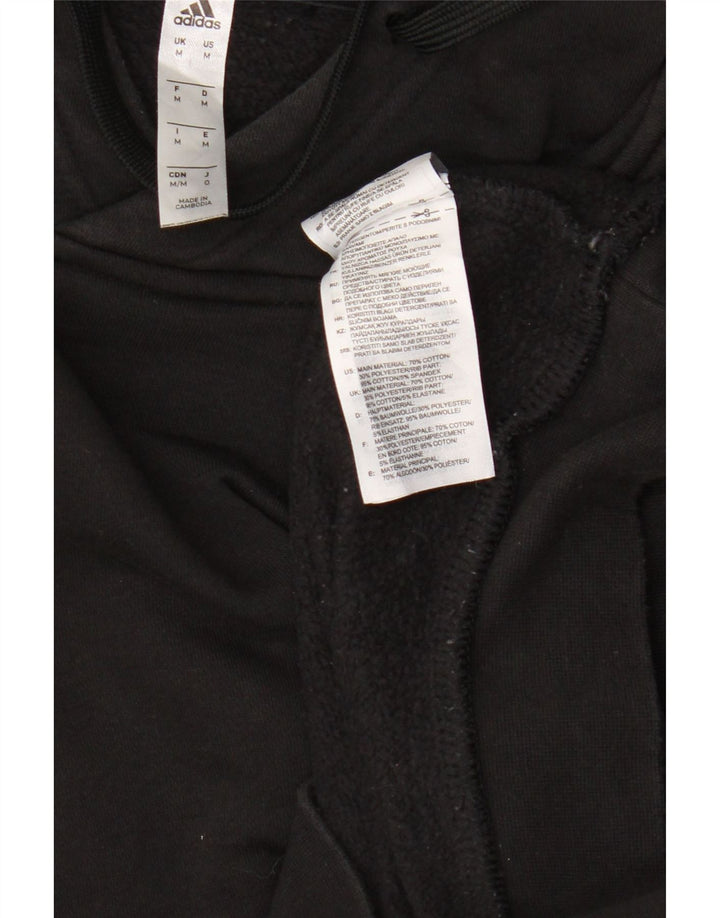 Adidas Herre hættetrøje Jumper Medium Sort Bomuld
