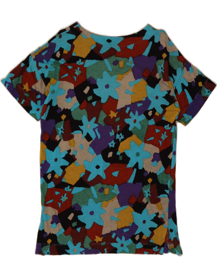 MISSONI Womens Abstract Pattern T-Shirt Top UK 10 Small Multicoloured Vintage Missoni and Second-Hand Missoni from Messina Hembry 