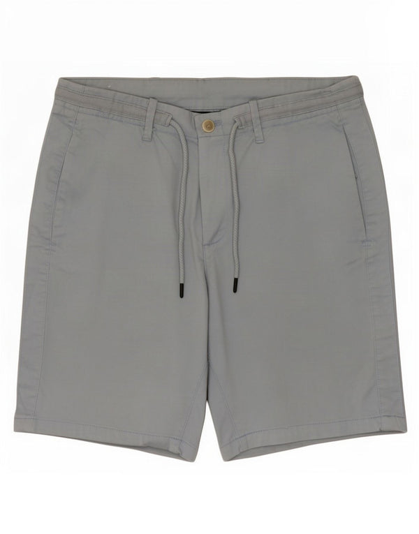 Zara Herre Chino Shorts EU 40 Large W32 Blå Bomuld