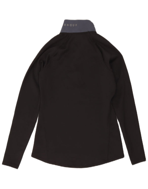 Under Armour Dame Grafisk Pullover Træningsdragt Top UK 12 Medium Black