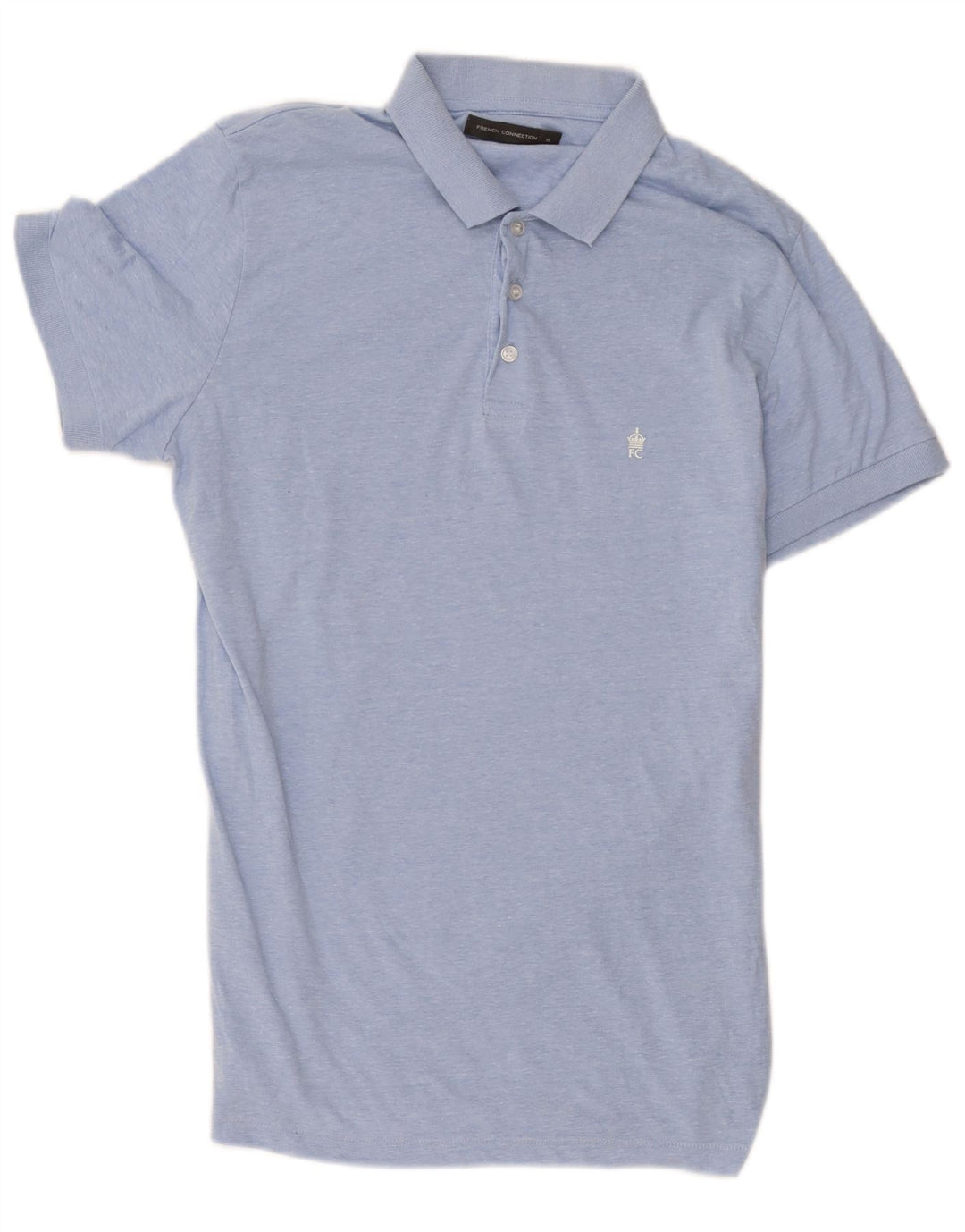 French Connection Herre poloshirt XL blå bomuld