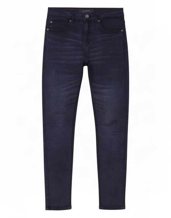 Zara Herre Skinny Casual Bukser Medium W30 L30 Marineblå
