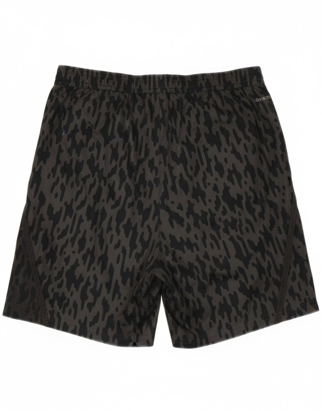 ADIDAS Boys Climalite Sport Shorts 13-14 Years  Grey Camouflage Polyester