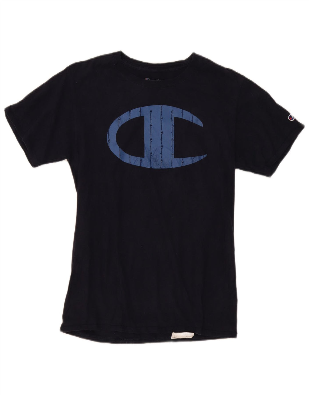 Champion Herre grafisk T-shirt top lille sort bomuld