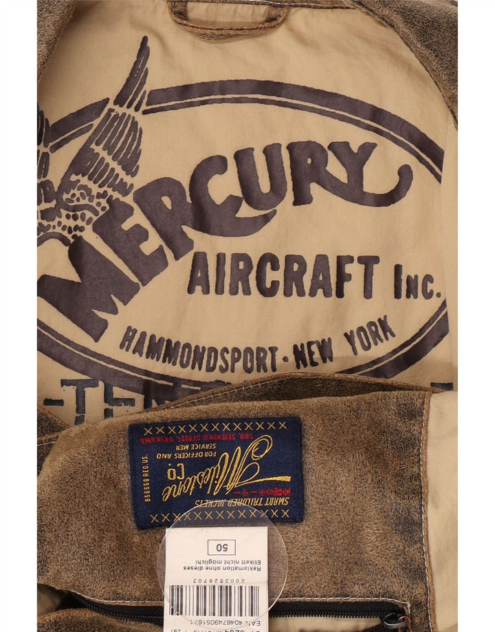 Mercury Herre denimjakke IT 50 Stor brun bomuld