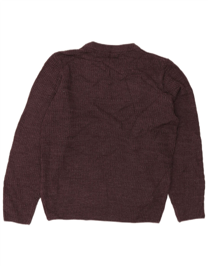 JAMES PRINGLE Herre sweater med rund hals, medium Bourgogne akryl