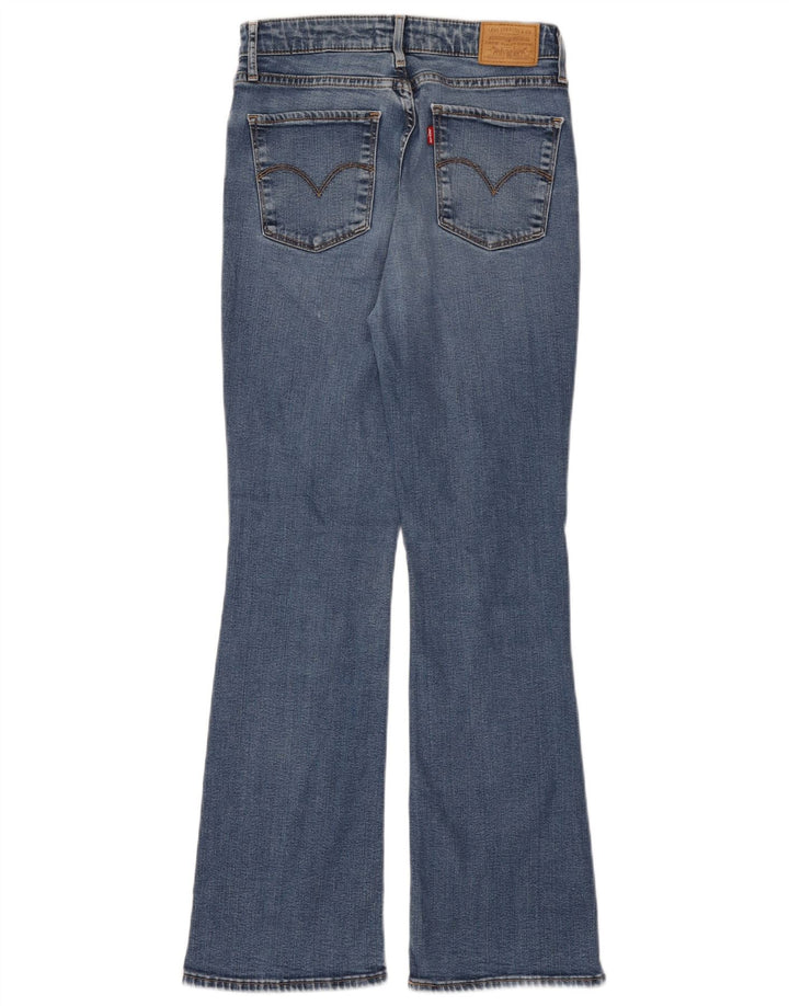 LEVI'S Womens 725 High Rise Bootcut Jeans W27 L30 Blue Lyocell