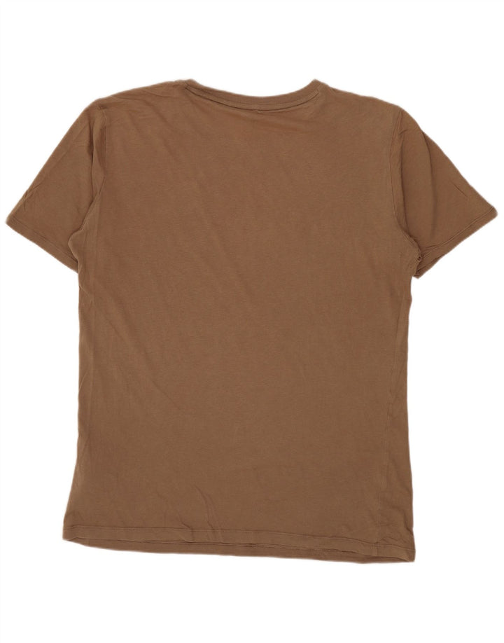 Puma Herre grafisk T-shirt top lille brun bomuld