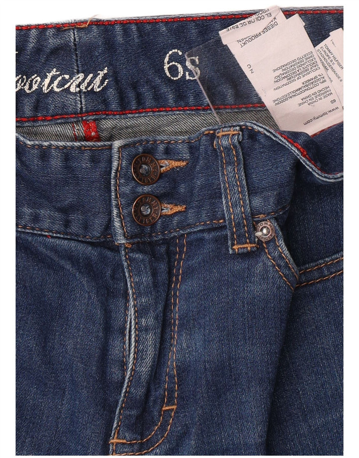 TOMMY HILFIGER Dame Bootcut Jeans US 6 Medium W30 L30 Blå Bomuld