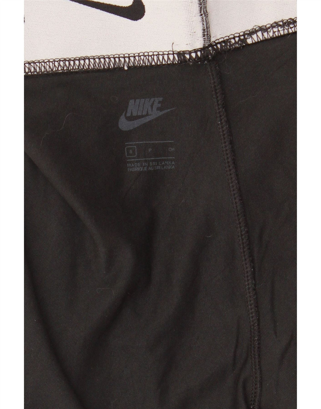 NIKE Grafiske Leggings til kvinder UK 8 Lille Sort