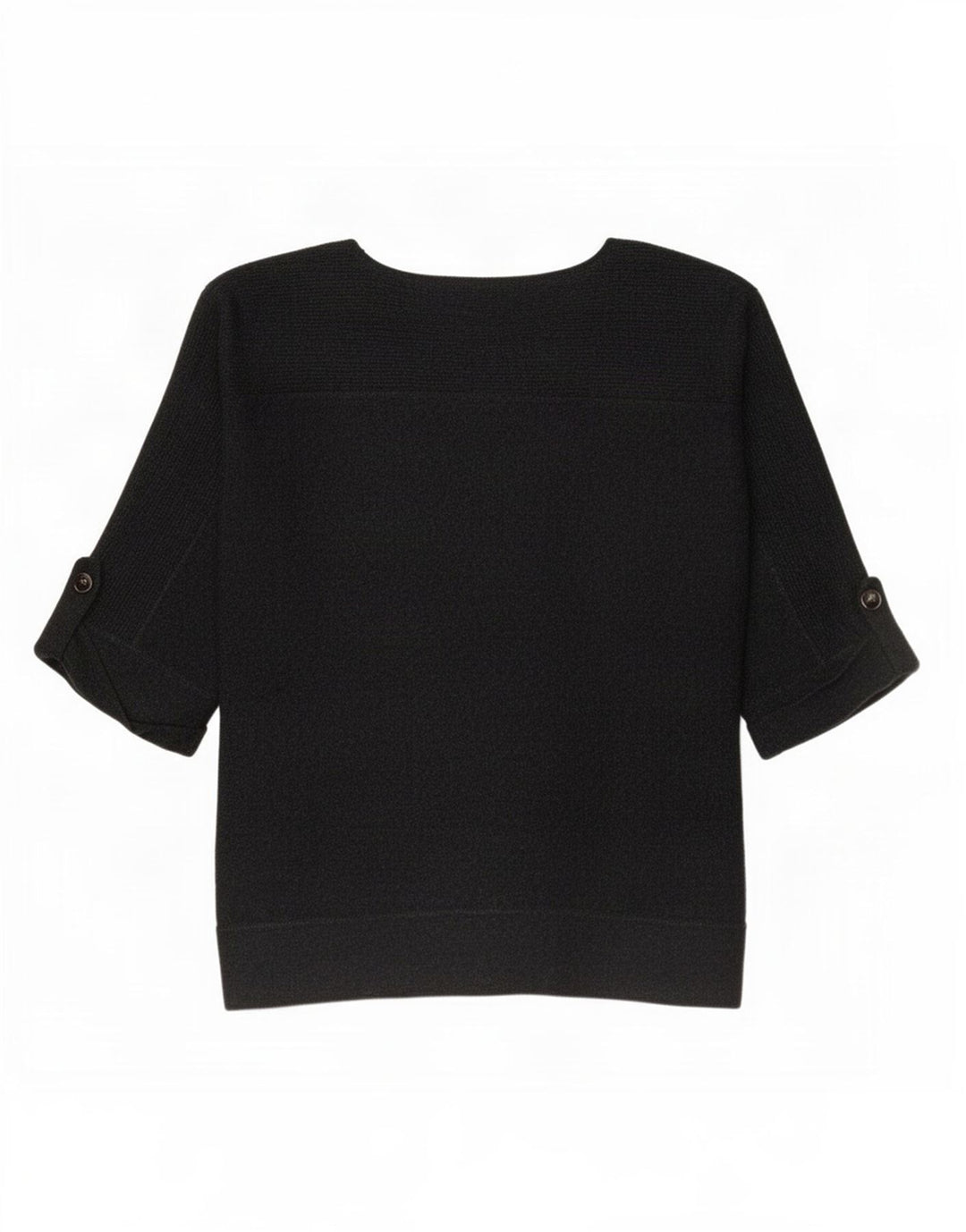 Marks & Spencer Dame Top 3/4 ærmer UK 12 Medium Grey Viscose