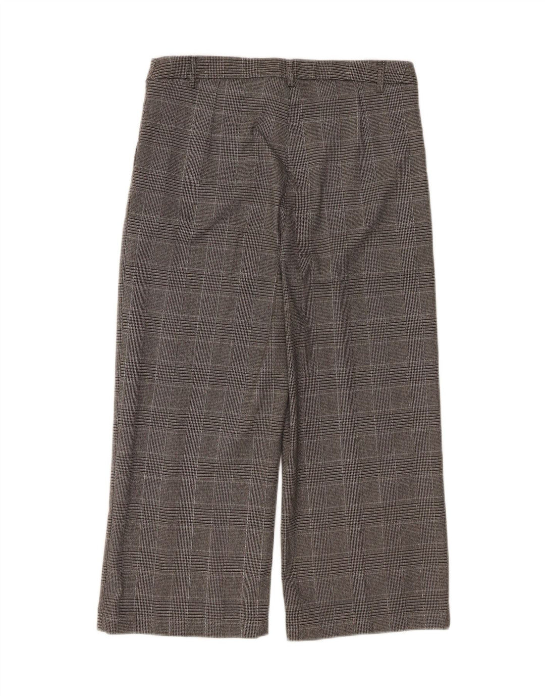 LIU JO Womens Cropped Trousers IT 42 Medium W32 L23 Grey Houndstooth Vintage Liu Jo and Second-Hand Liu Jo from Messina Hembry 