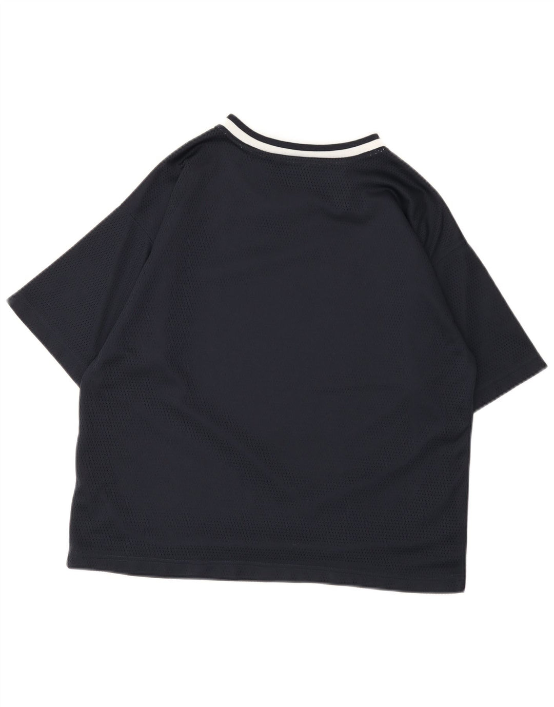 Champion Dame Grafisk T-Shirt Top UK 14 Medium Sort