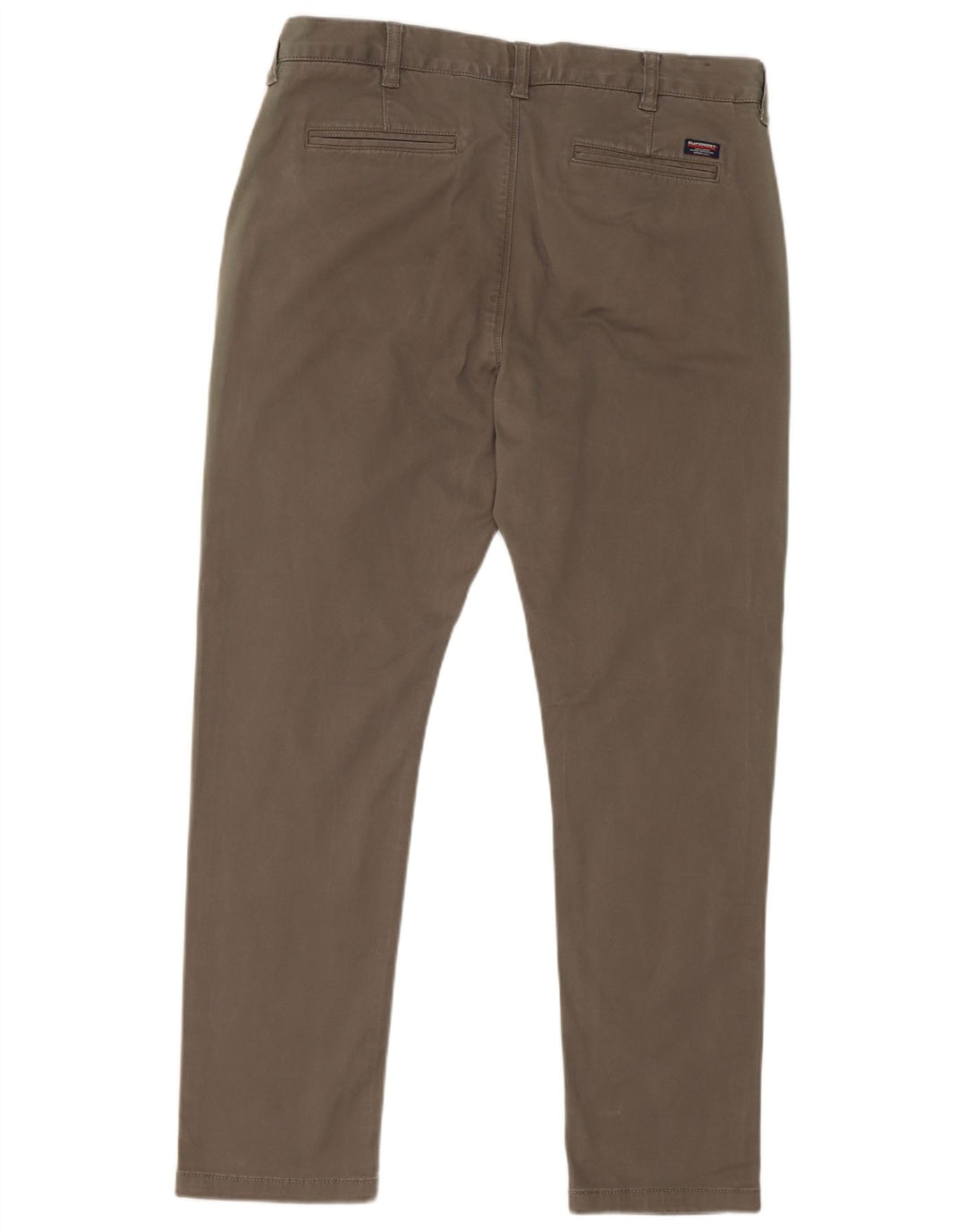 Superdry Slim Cargo-bukser til mænd W34 L30 Khaki Bomuld