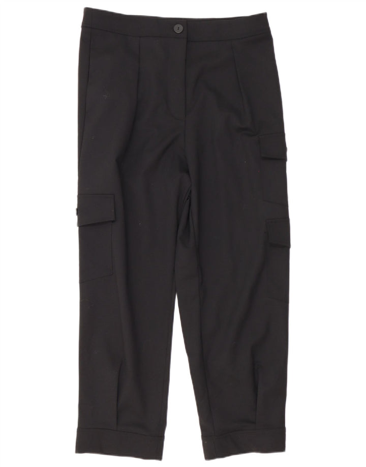 Sundek Dame Straight Cargo Bukser Medium W30 L26 Sort Bomuld