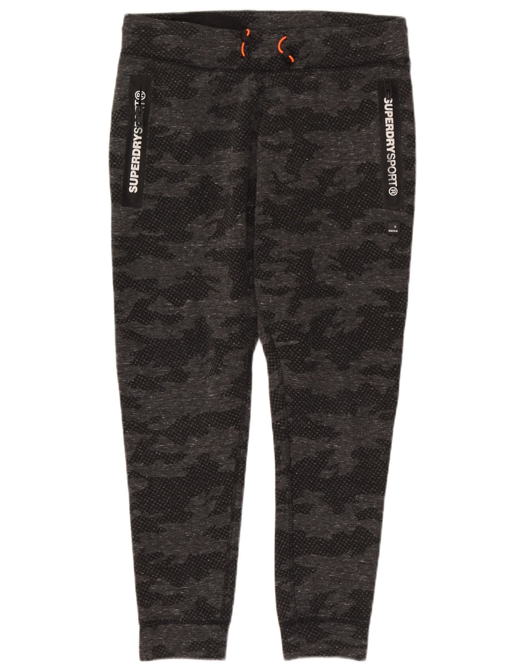 Superdry Womens Graphic Full Tracksuit UK 18 XL Grå Camouflage Polyester