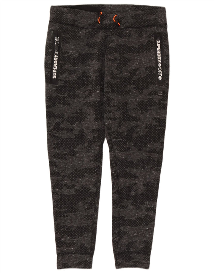 Superdry Womens Graphic Full Tracksuit UK 18 XL Grå Camouflage Polyester