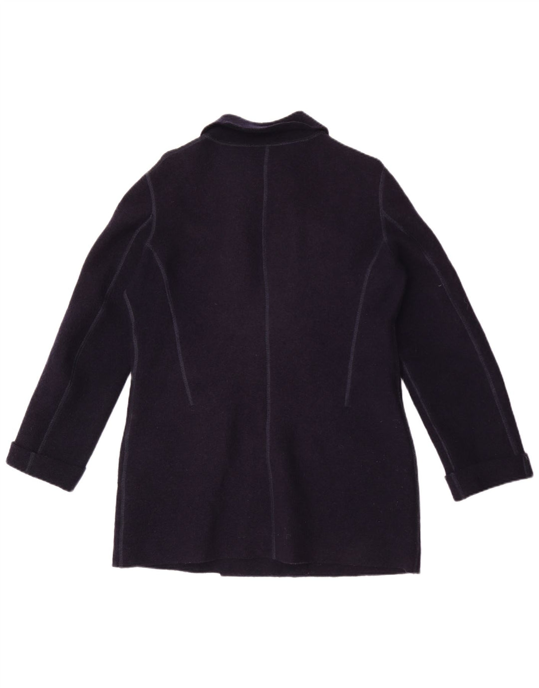 Aspesi Dame Ærtefrakke IT 42 Medium Navyblå Uld