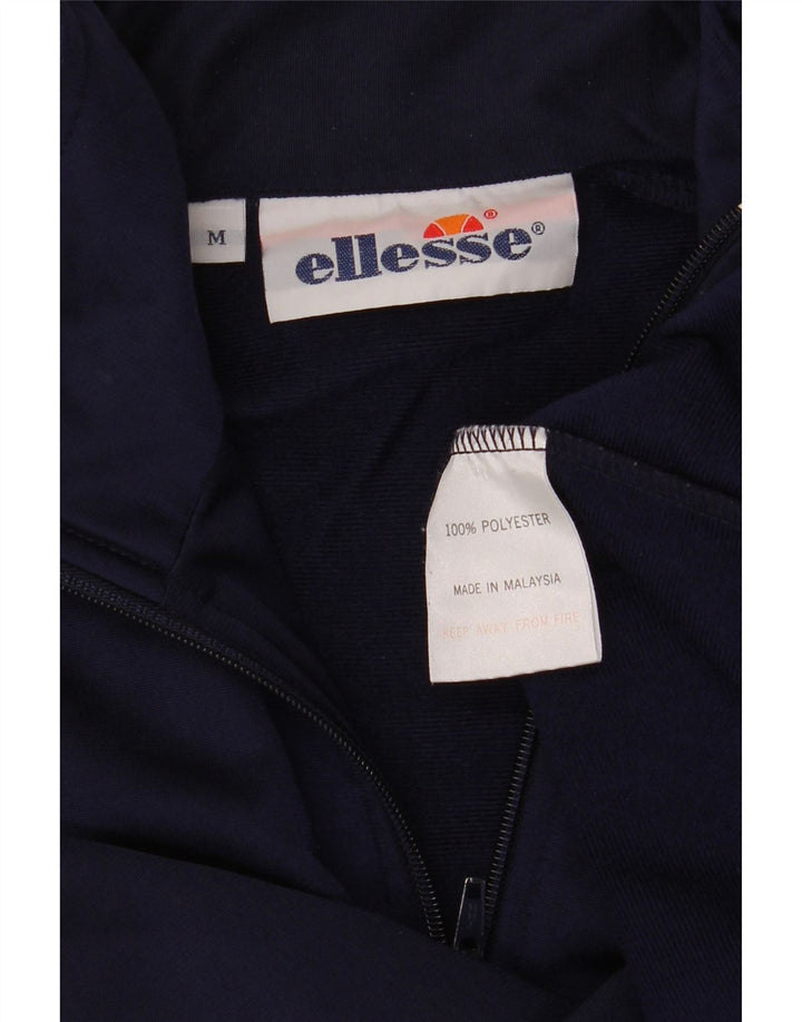 Ellesse Herre grafisk træningsdragt Topjakke Medium Navy Blue Colourblock
