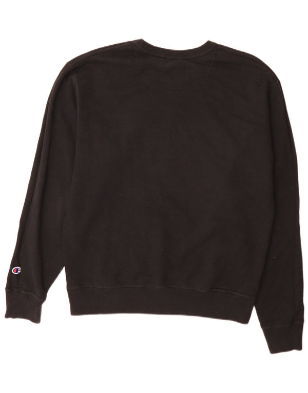 Champion Herre Sweatshirt Jumper Medium Sort Bomuld