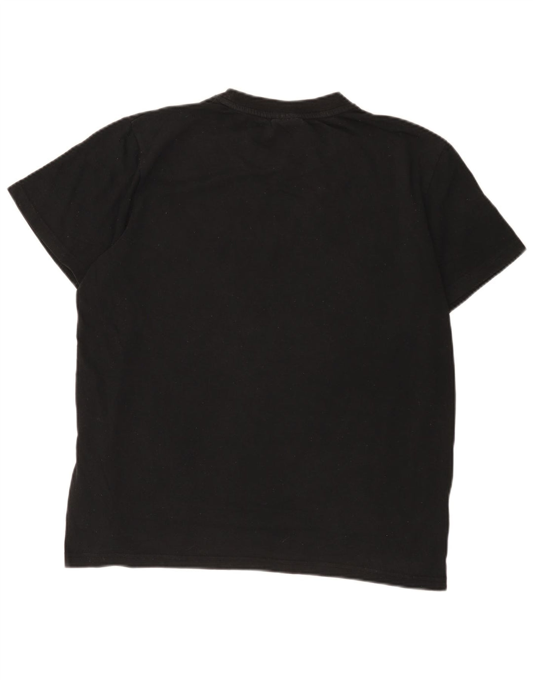Fila Herre Grafisk T-Shirt Top Stor Sort Bomuld
