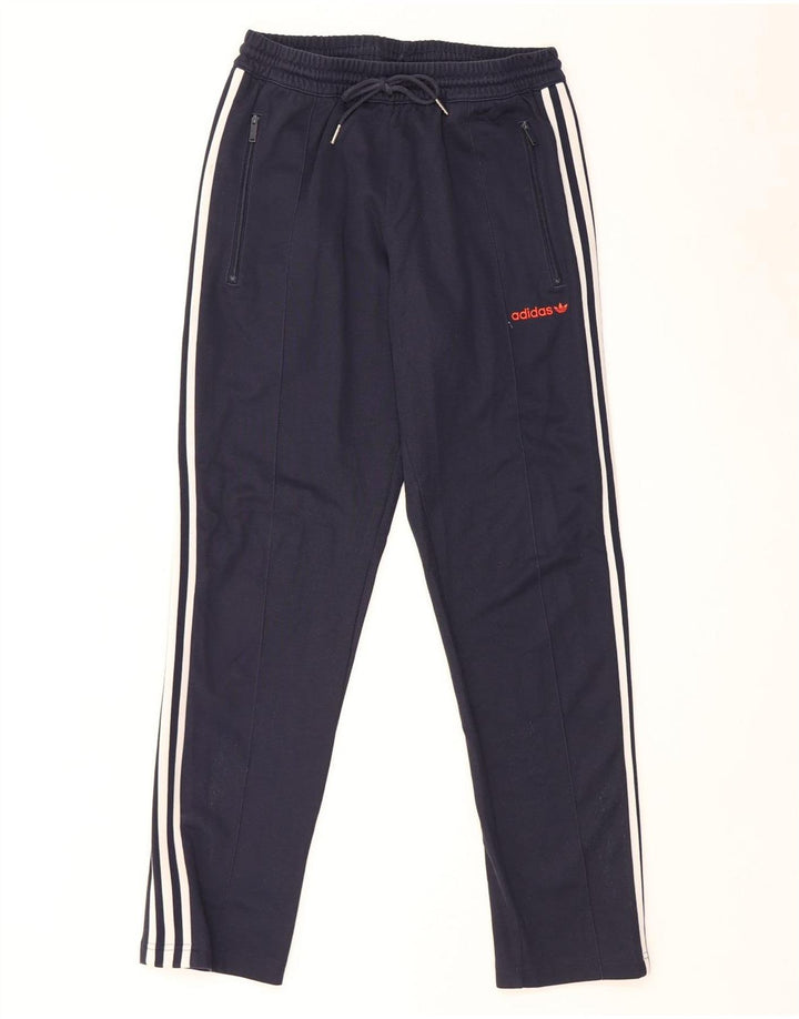 Adidas Dame træningsdragt Bukser UK 14 Medium Navy Blue Bomuld