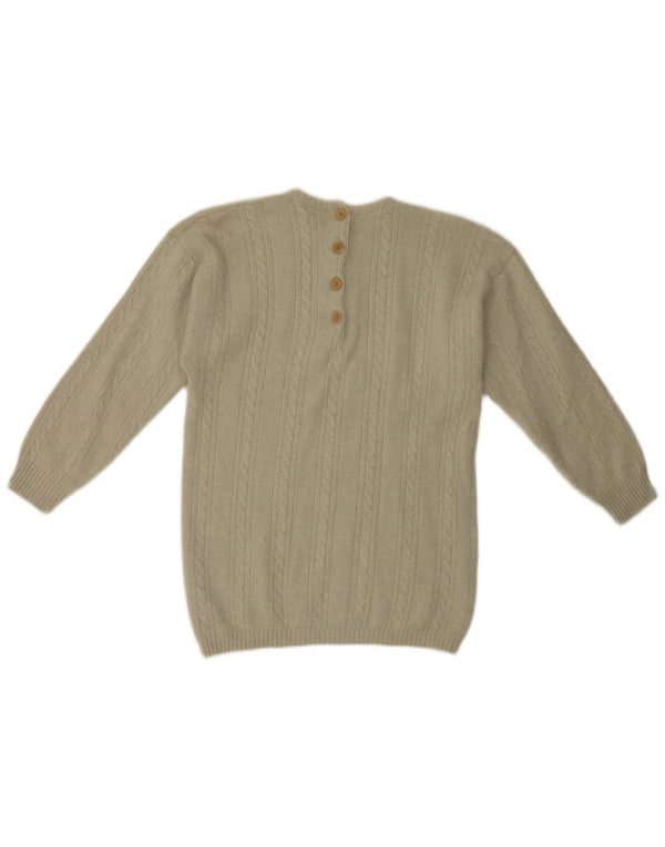 Maria Grazia Severi Dame Crew Neck Jumper Sweater IT 54 3XL Grøn