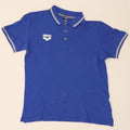 ARENA Mens Polo Shirt Medium Blue Cotton Vintage Arena and Second-Hand Arena from Messina Hembry 