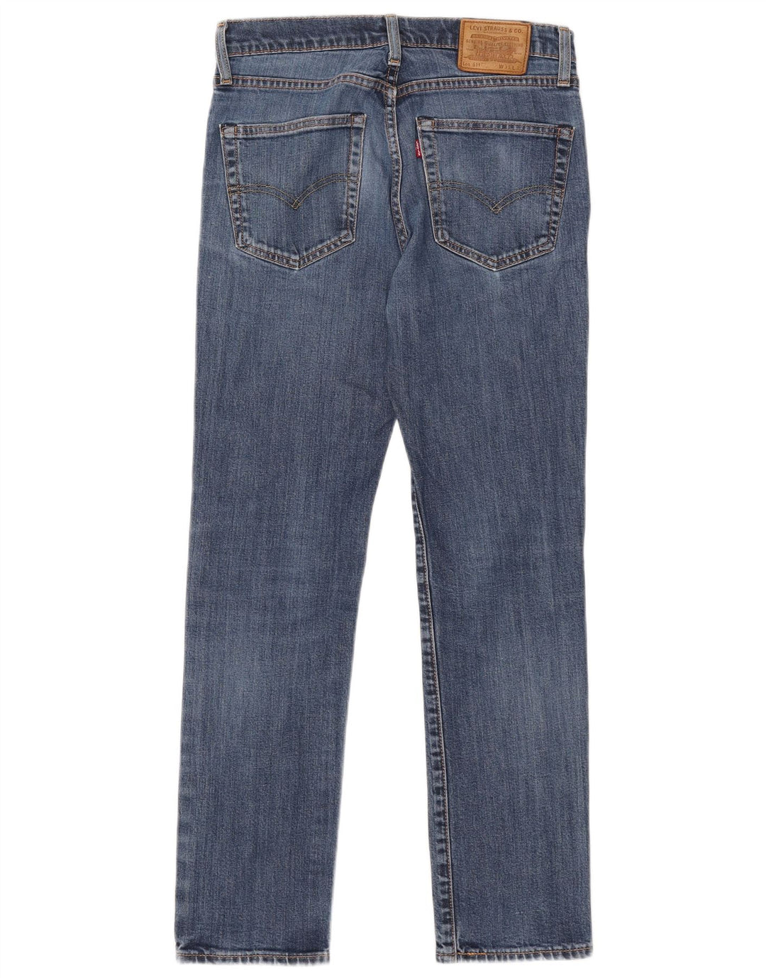 Levi's Herre 511 Slim Jeans W31 L32 Blå Bomuld