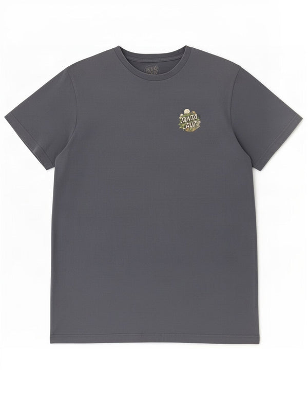 Santa Cruz Herre Grafisk T-Shirt Top 2XL Blå Bomuld