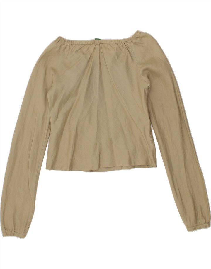 Womens Long Sleeve Blouse Top UK 14 Large Vintage Benetton and Second-Hand Benetton from Messina Hembry 