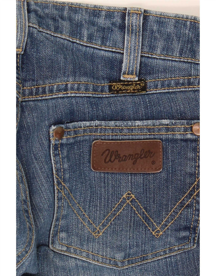 Wrangler Dame Eve Bootcut Jeans W28 L32 Blå Bomuld