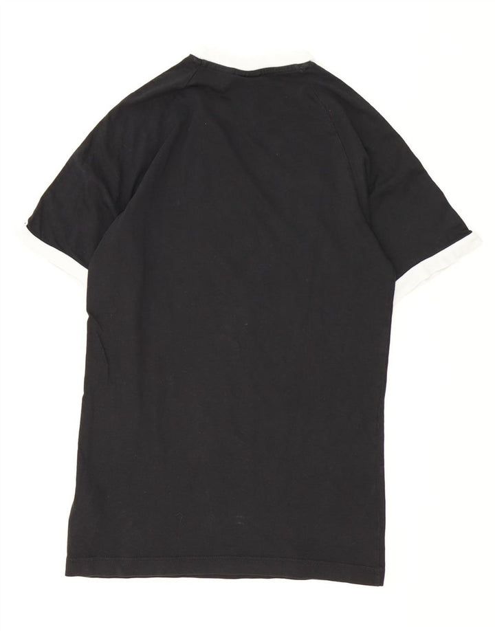 Adidas herre T-shirt top lille sort bomuld