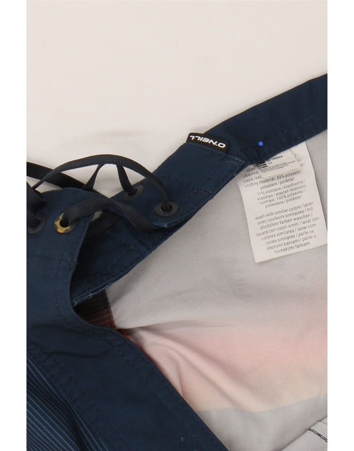 O'Neill Badeshorts til mænd mellemblå farveblok polyester