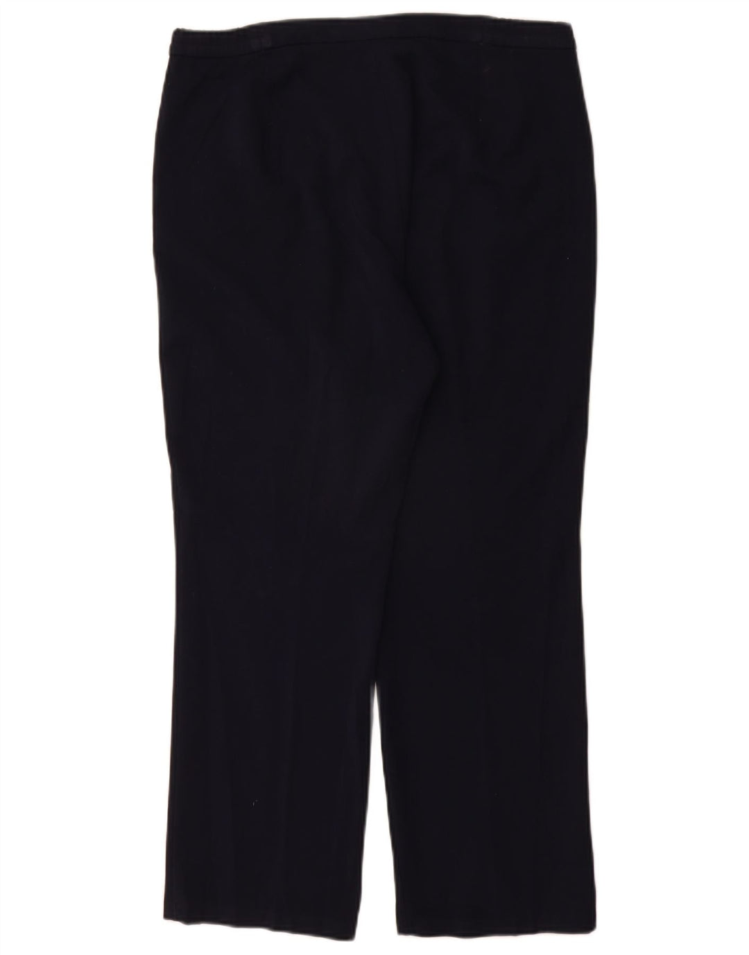 Marks & Spencer Lige fritidsbukser til kvinder W32 L28 Marineblå polyester
