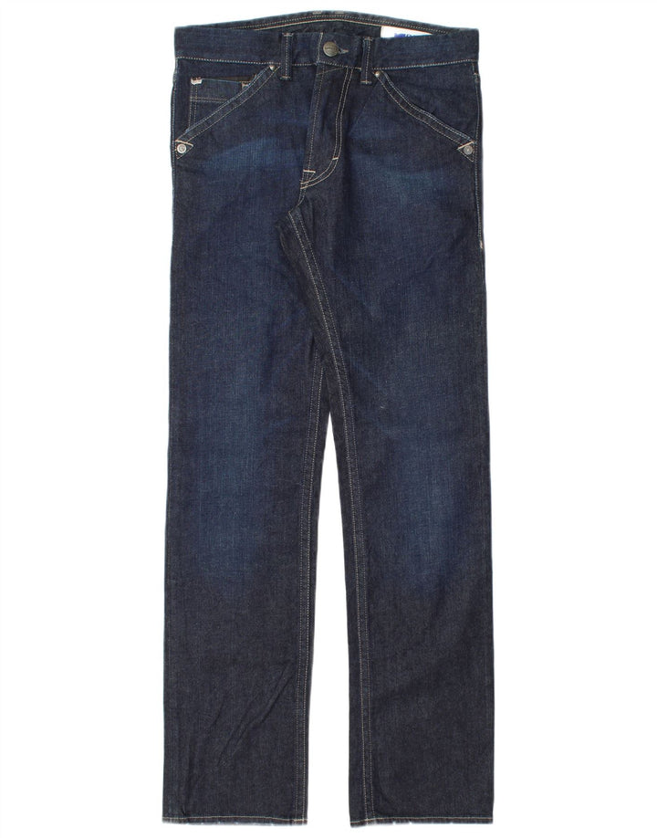 Gas Straight Jeans til mænd W28 L33 Marineblå bomuld