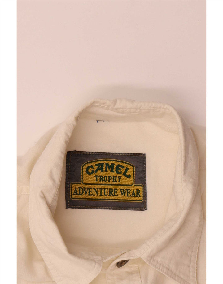 Camel Active Herre Kortærmet Military Shirt XL Hvid