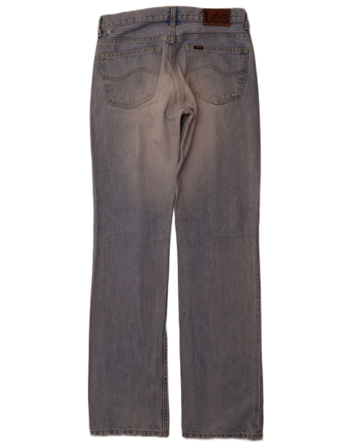 LEE Mens Seattle Straight Jeans W31 L34 Blue Cotton