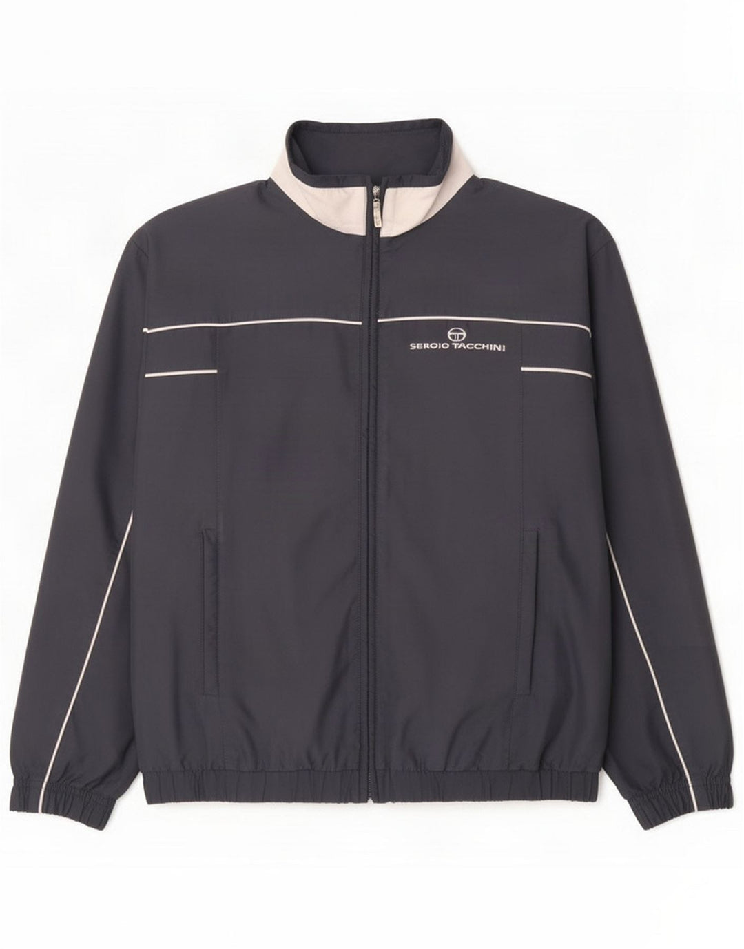 Sergio Tacchini Dame træningsdragt topjakke IT 44 Medium Grey Colourblock