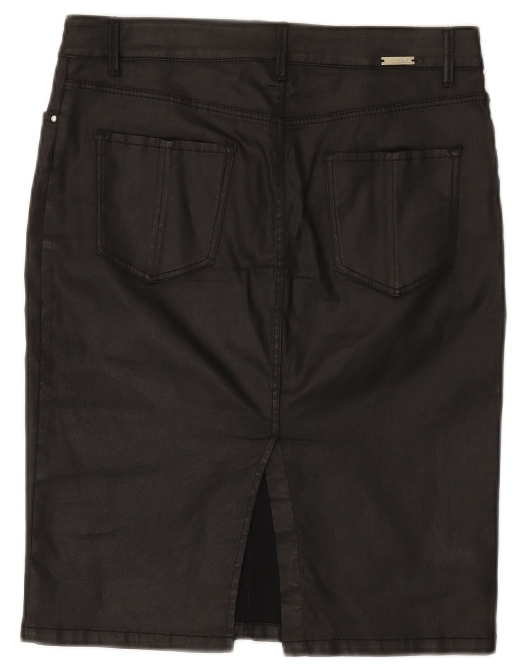 Massimo Dutti Dame Pencil Skirt EU 38 Small W28 Black