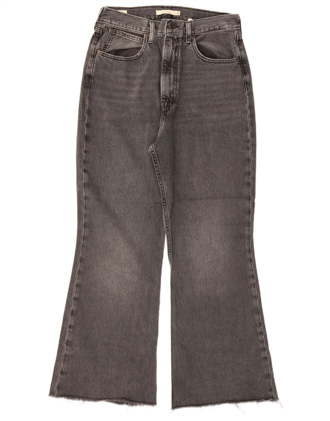 Levi's Dame Højtaljede Flared Jeans W30 L26 Grå Bomuld