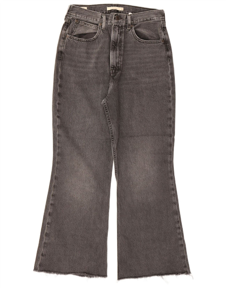 Levi's Dame Højtaljede Flared Jeans W30 L26 Grå Bomuld