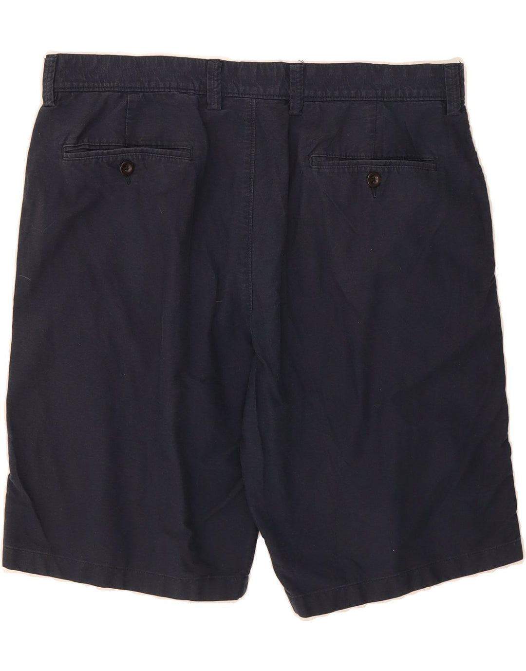 J. CREW Mens Chino Shorts W34 Large Navy Blue Cotton Vintage J. Crew and Second-Hand J. Crew from Messina Hembry 