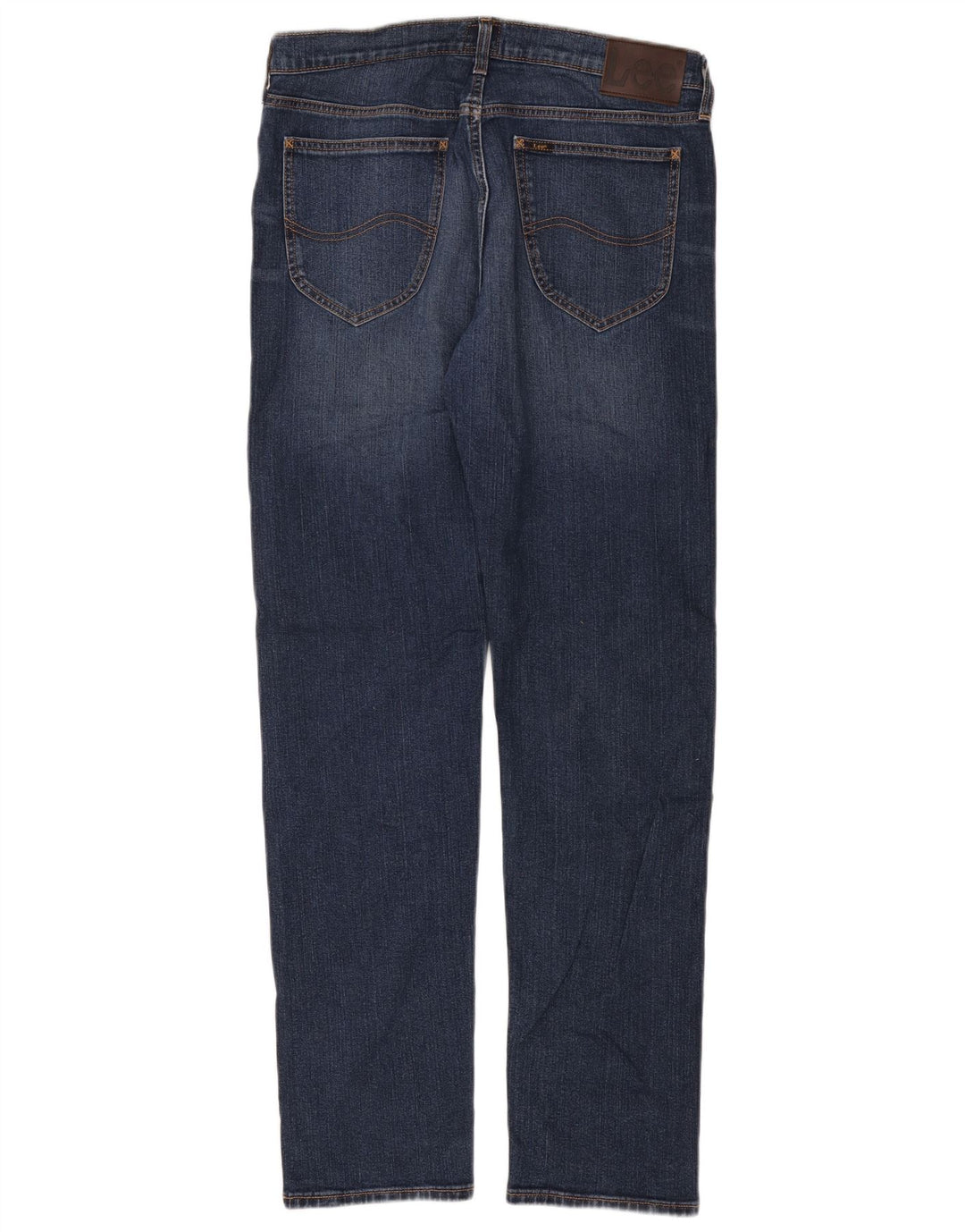 Lee Mens Daren Zip Fly Slim Jeans W33 L34 Blå Bomuld
