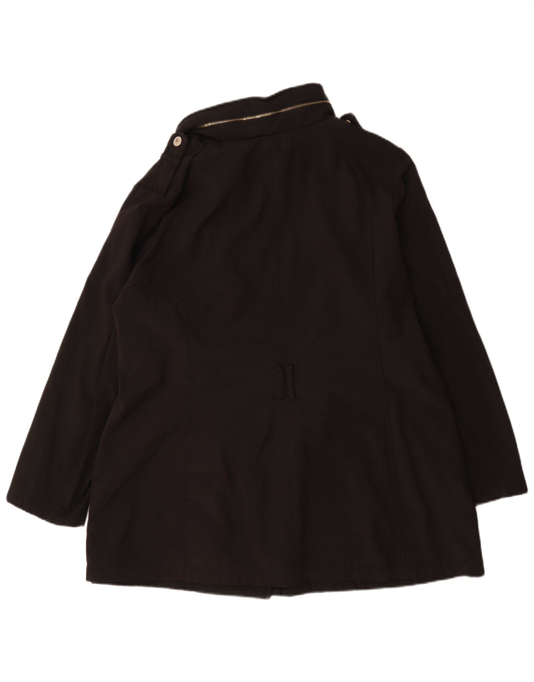 Michael Kors Dame Oversized Military Jacket UK 20 2XL Sort Polyester