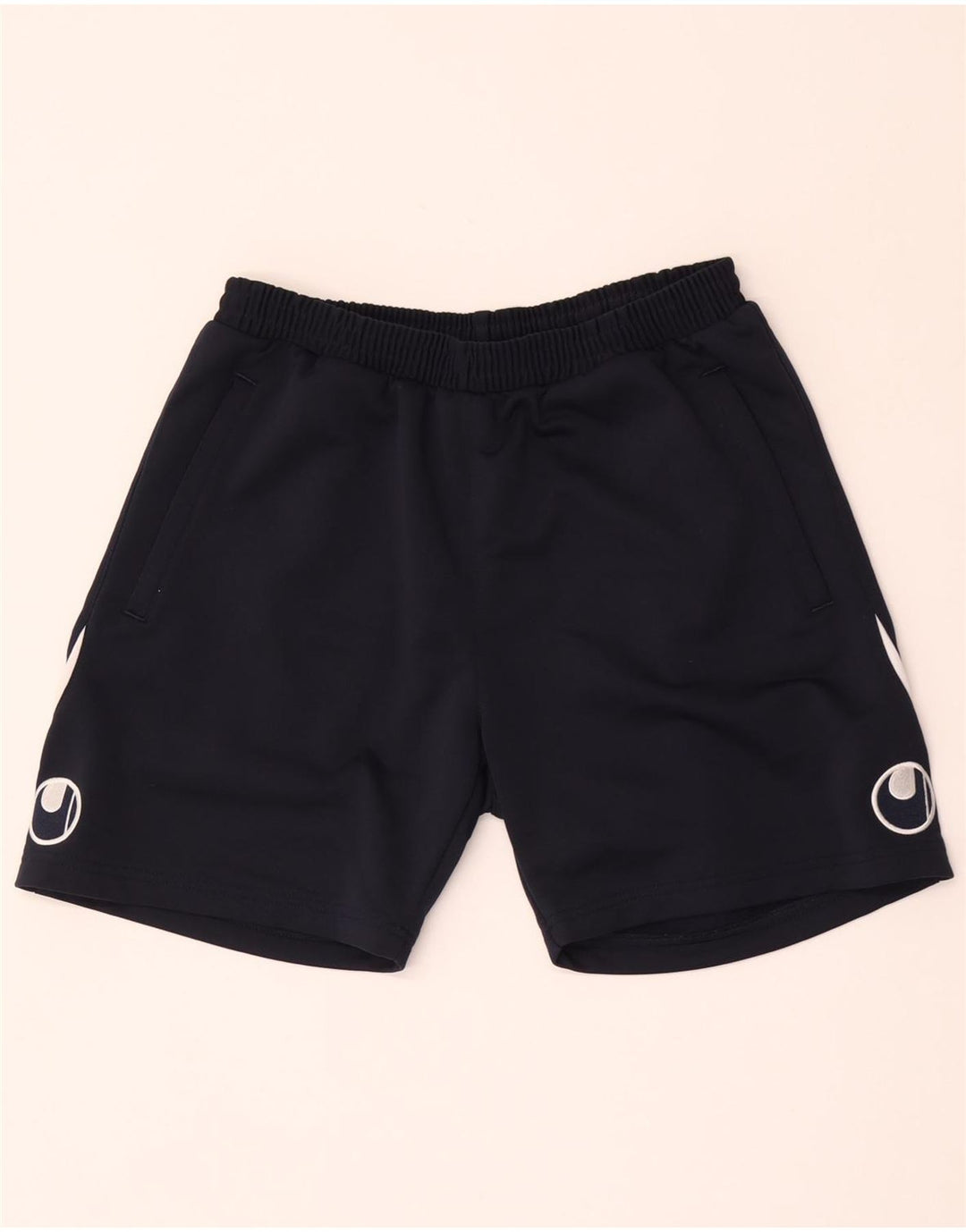 Uhlsport Herre Sportshorts Large Navy Blue Colourblock Polyester