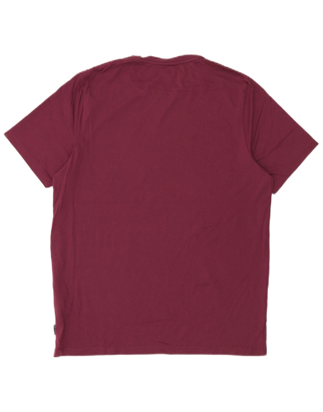 Ted Baker Herre grafisk T-shirt Top størrelse 4 Stor rødbrun bomuld