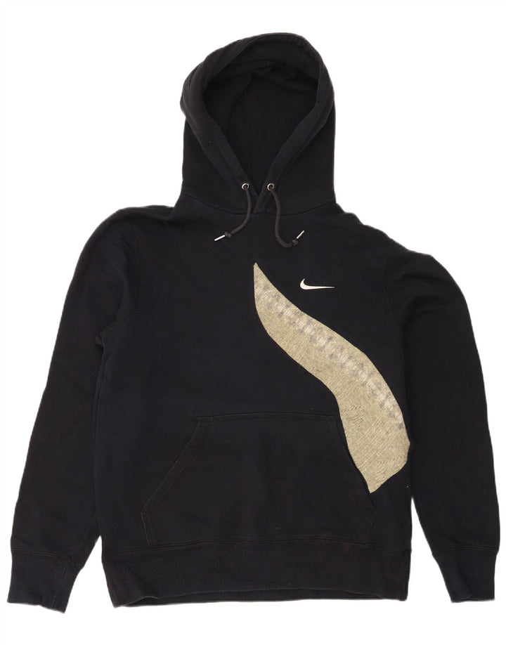 Nike Herre hættetrøje Jumper Medium Sort Colourblock Bomuld